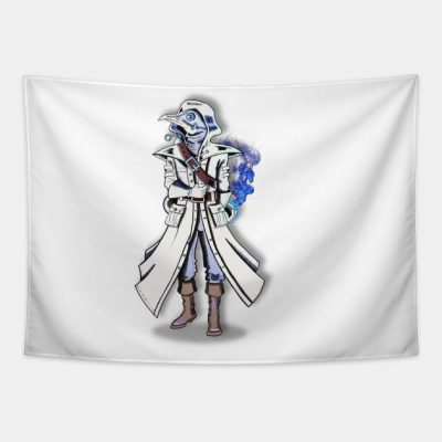 Plague Doctor Blue Fx Tapestry Official Darkest Dungeon Merch