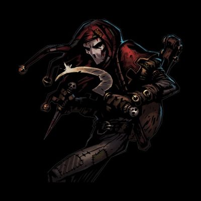 Jester Darkest Dungeon Throw Pillow Official Darkest Dungeon Merch