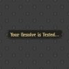 Darkest Dungeon Your Resolve Is Tested Throw Pillow Official Darkest Dungeon Merch