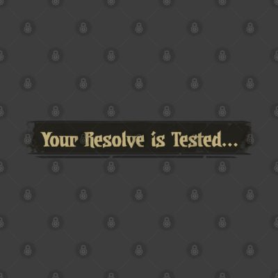 Darkest Dungeon Your Resolve Is Tested Throw Pillow Official Darkest Dungeon Merch