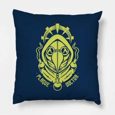 Darkest Plague Doctor Throw Pillow Official Darkest Dungeon Merch
