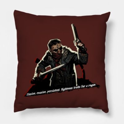 Darkest Dungeon The Highwayman Throw Pillow Official Darkest Dungeon Merch