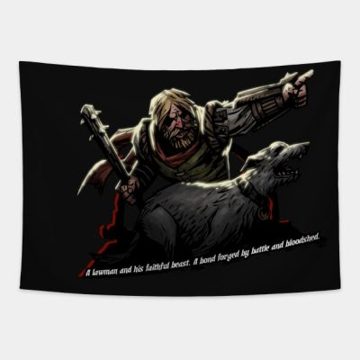 Darkest Dungeon The Hound Master Tapestry Official Darkest Dungeon Merch