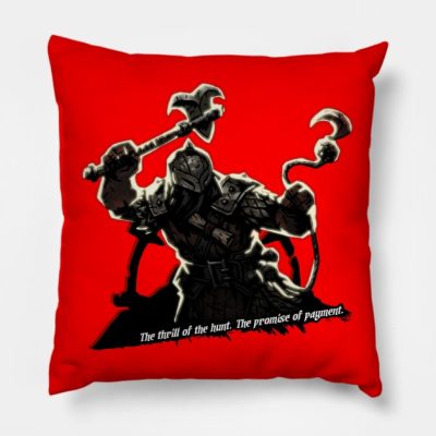 Darkest Dungeon The Bounty Hunter Throw Pillow Official Darkest Dungeon Merch