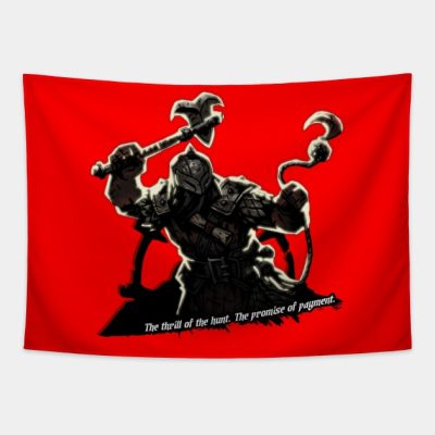Darkest Dungeon The Bounty Hunter Tapestry Official Darkest Dungeon Merch