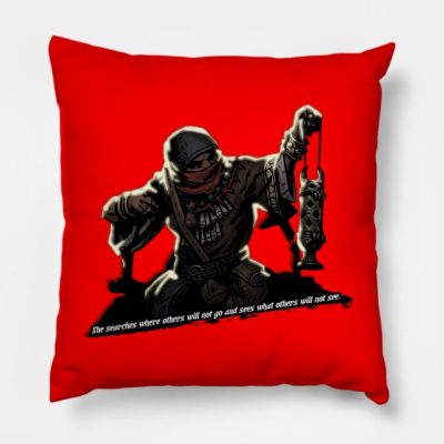 Darkest Dungeon The Antiquarian Throw Pillow Official Darkest Dungeon Merch