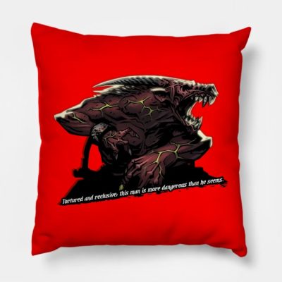 Darkest Dungeon The Abomination Beast Throw Pillow Official Darkest Dungeon Merch