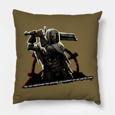 Darkest Dungeon The Leper Throw Pillow Official Darkest Dungeon Merch