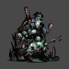 Darkest Dungeon Throw Pillow Official Darkest Dungeon Merch