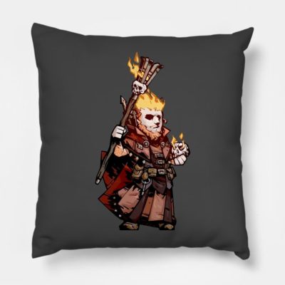Darkest Dungeon Warrior Throw Pillow Official Darkest Dungeon Merch