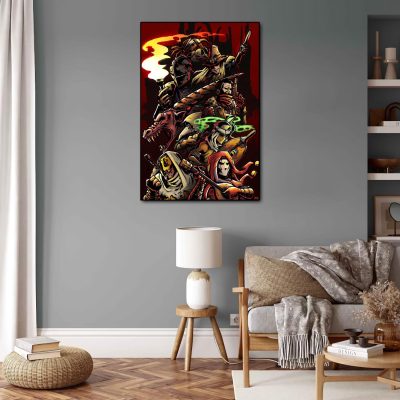 Darkest Dungeon Poster Canvas Art Poster and Wall Art Picture Print Modern Family bedroom Decor Posters 13 - Darkest Dungeon Store