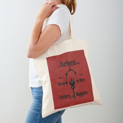 Unlit Torch Black As Pitch Narrator Quote - Darkest Dungeon Tote Bag Official Darkest Dungeon Merch