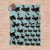 Bone Courtier Throw Blanket Official Darkest Dungeon Merch