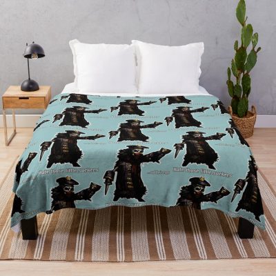 Bone Courtier Throw Blanket Official Darkest Dungeon Merch