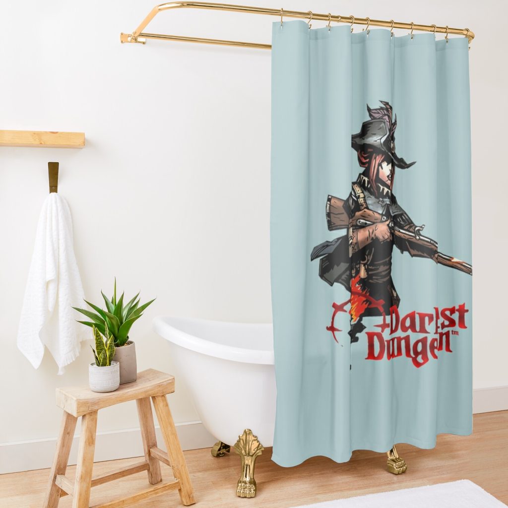 Darkest Dungeon Shower Curtain Official Darkest Dungeon Merch