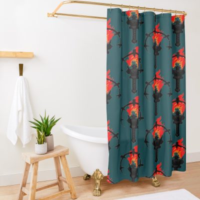 Darkest Dungeon Shower Curtain Official Darkest Dungeon Merch
