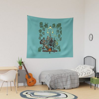 Teamwork Darkest Dungeon Tapestry Official Darkest Dungeon Merch