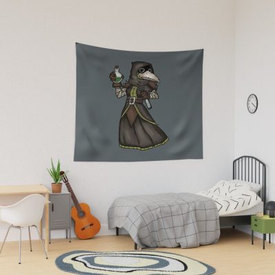 Darkest Dungeon Plague Doctor Tapestry Official Darkest Dungeon Merch