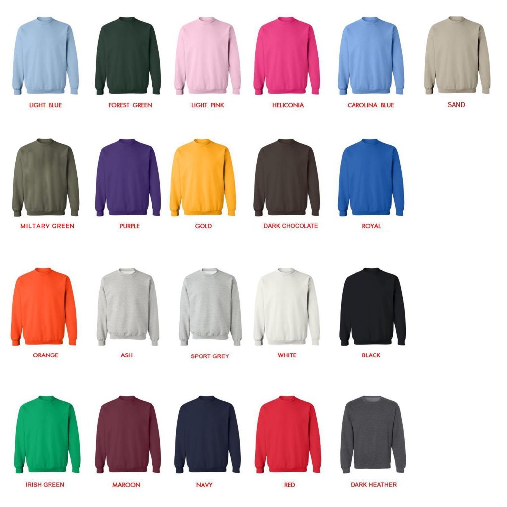 sweatshirt color chart - Darkest Dungeon Store